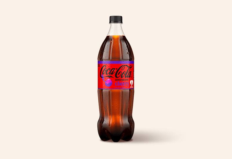 Coca-Cola Cherry zéro sucres 1,25L