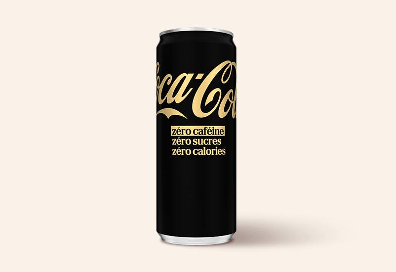 Coca-Cola zéro caféine, sucres, calories 33cl