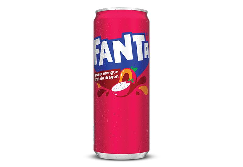 Fanta Mangue Fruit du Dragon - 33cl