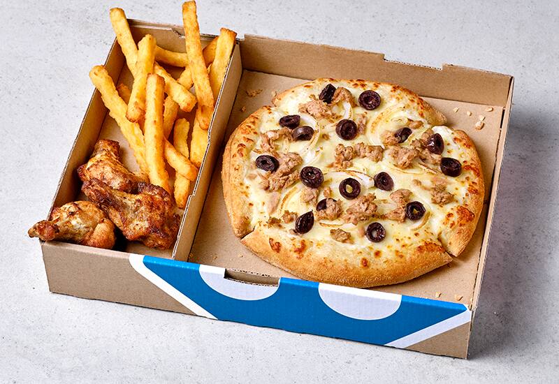 Pizza Océana + 2 accompagnements