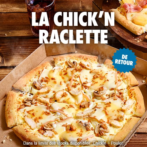 La chick'n'raclette.