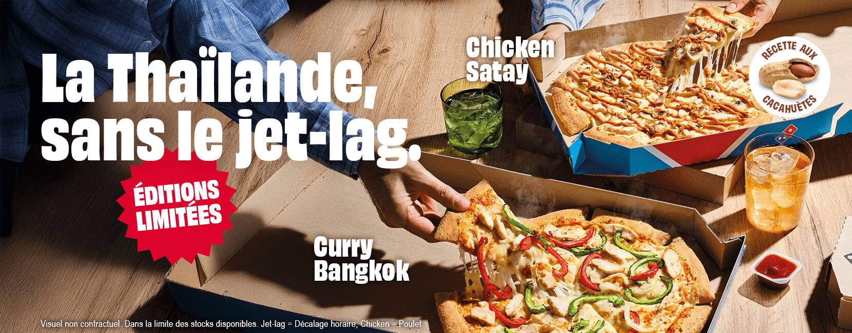 Pizza Thaïlande.