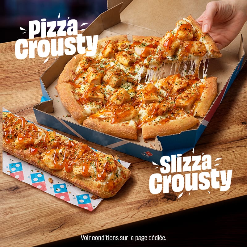 Pizza crousty.