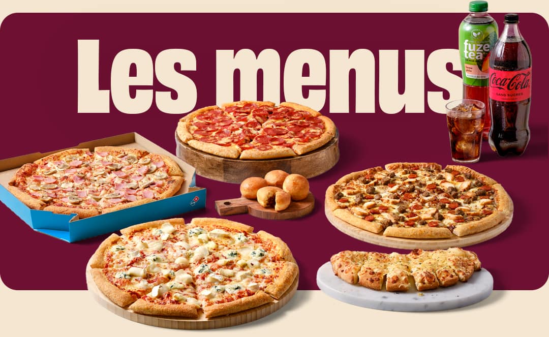Les menus.