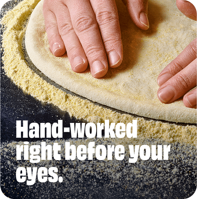 Hand-worked right before your eyes.