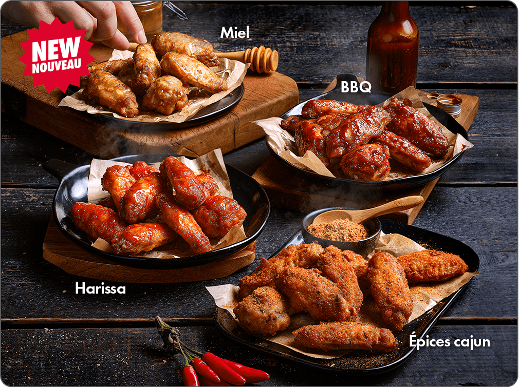 Saucy wings more.