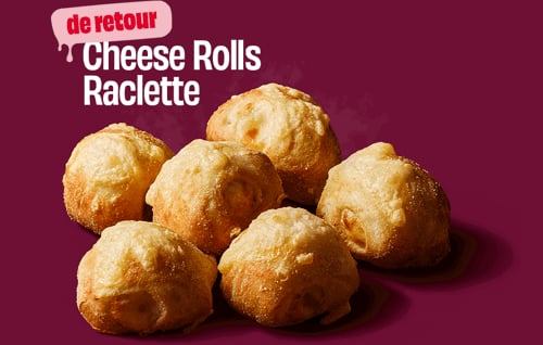 Cheese rolls raclette.