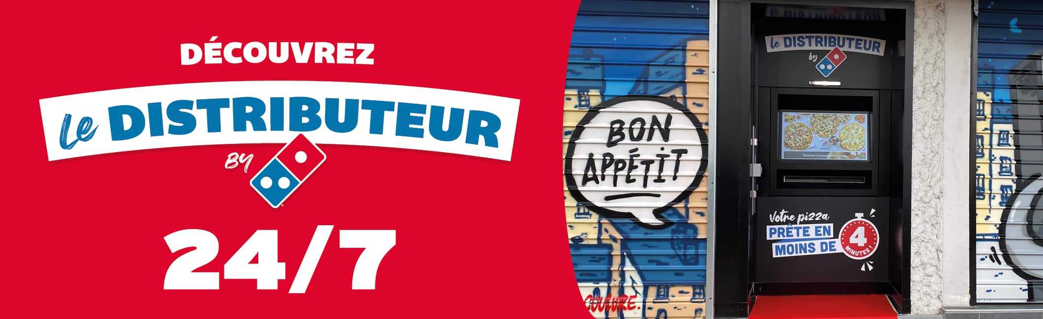 Distributeur automatique de pizzas By Domino's