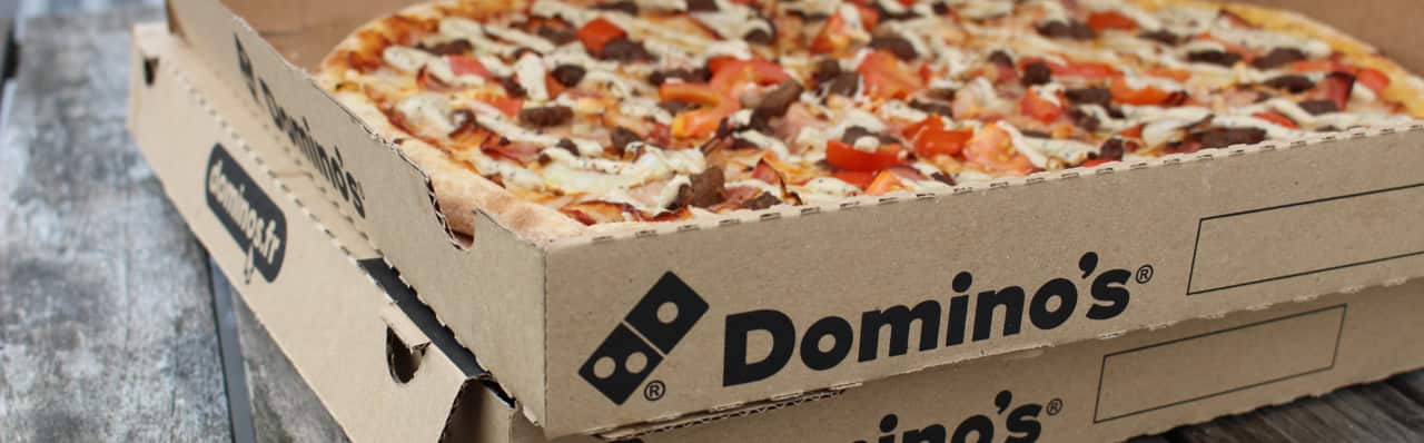 Pizza Domino's carton