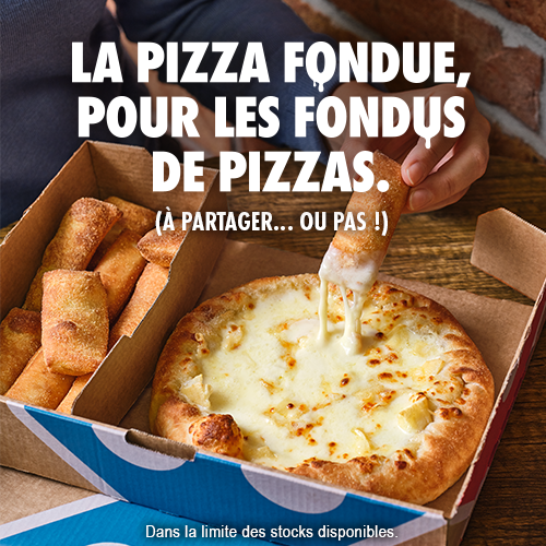 Pizzas fondue.