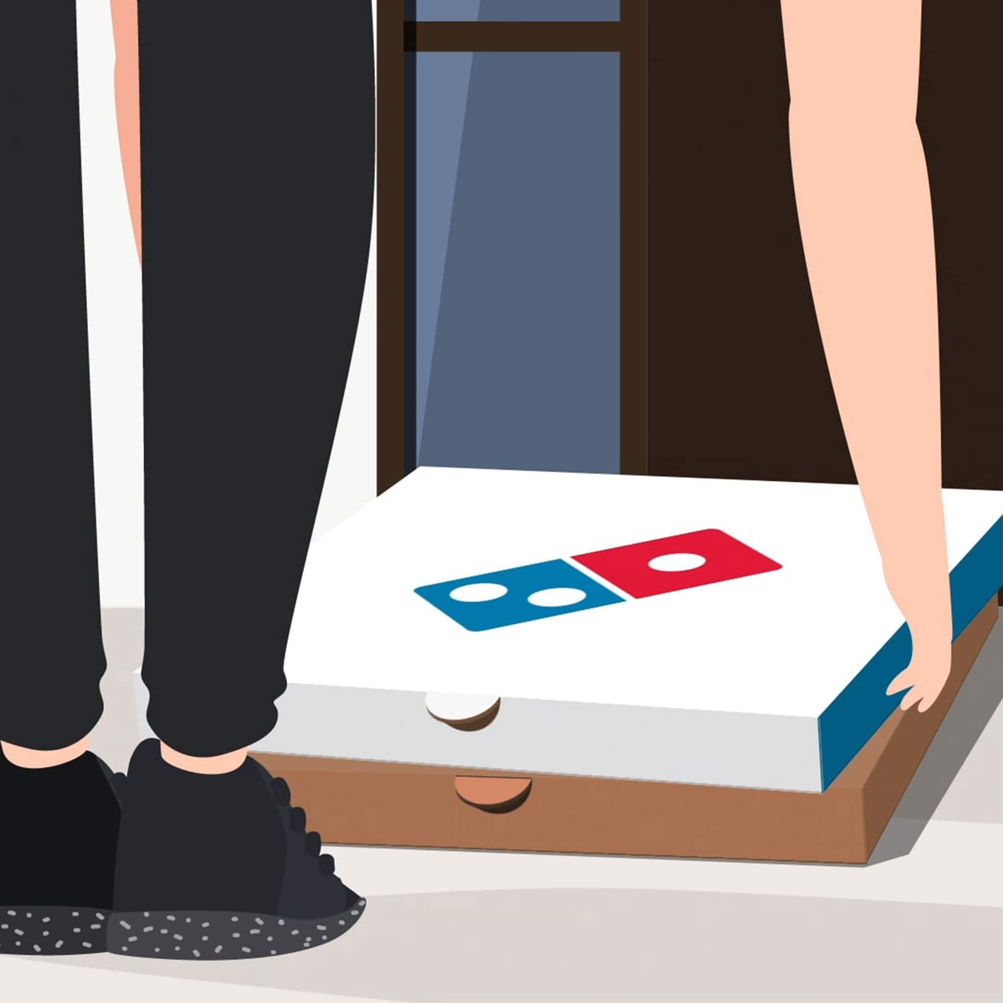 livraison de la pizza