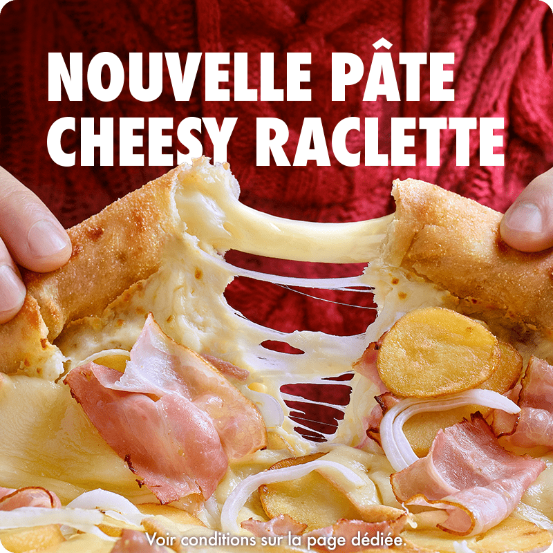 Pâte cheesy raclette.