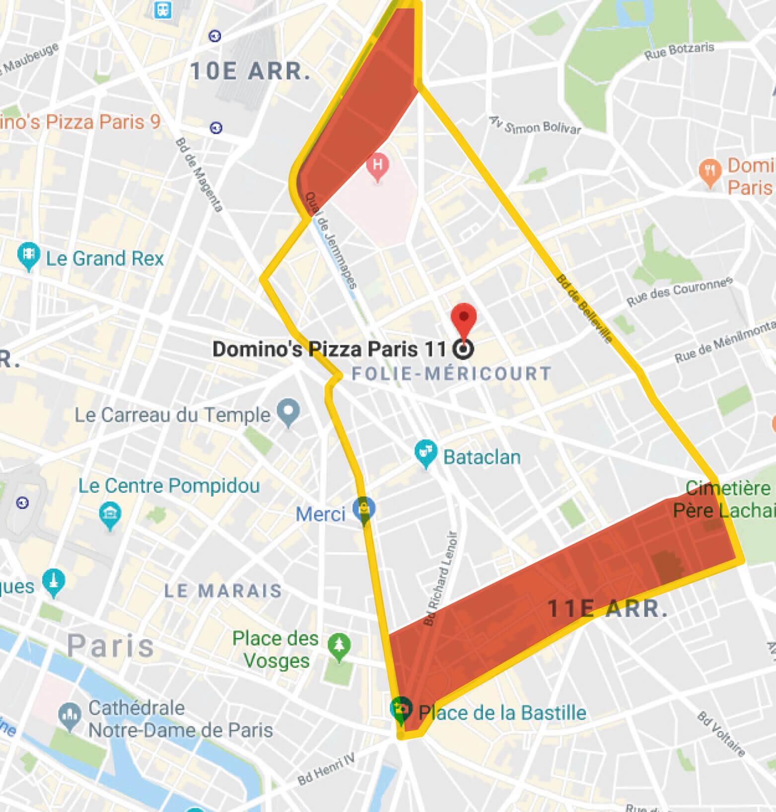 Carte Paris 11