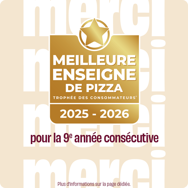 Pizza de l'année.