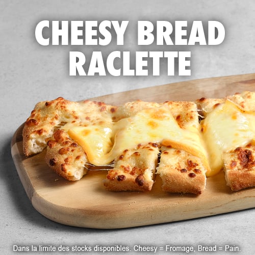 Cheesy Bread Raclette.