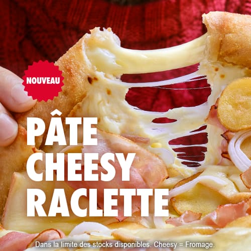 Cheesy raclette.