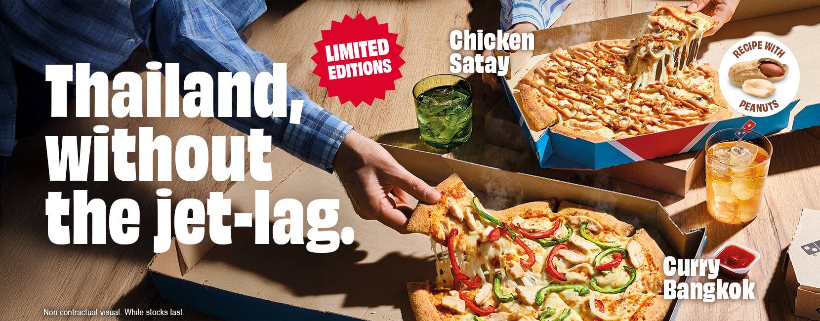 Thaï pizza.