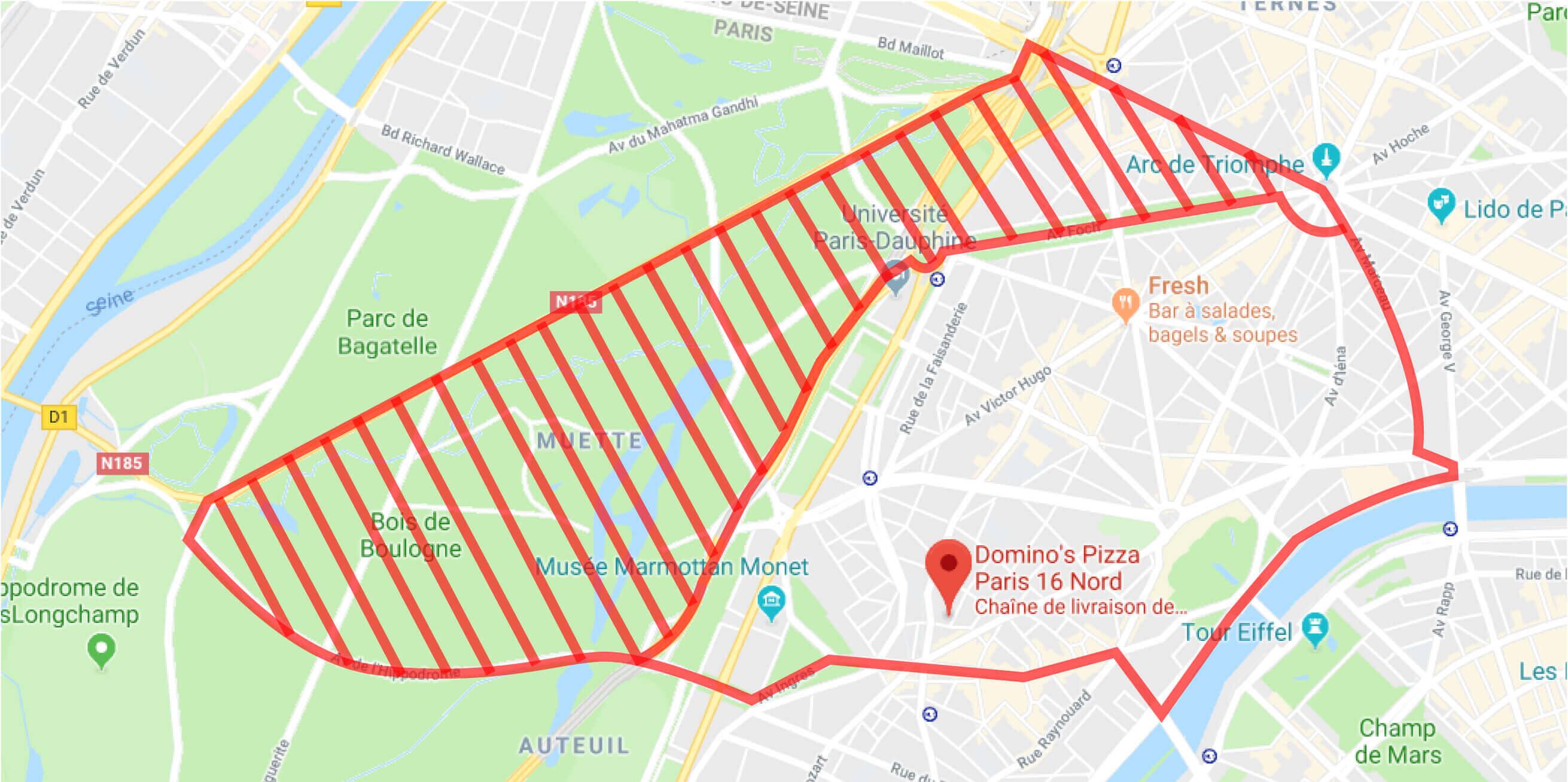 Carte Paris 16