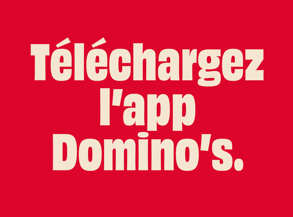 App domino's.