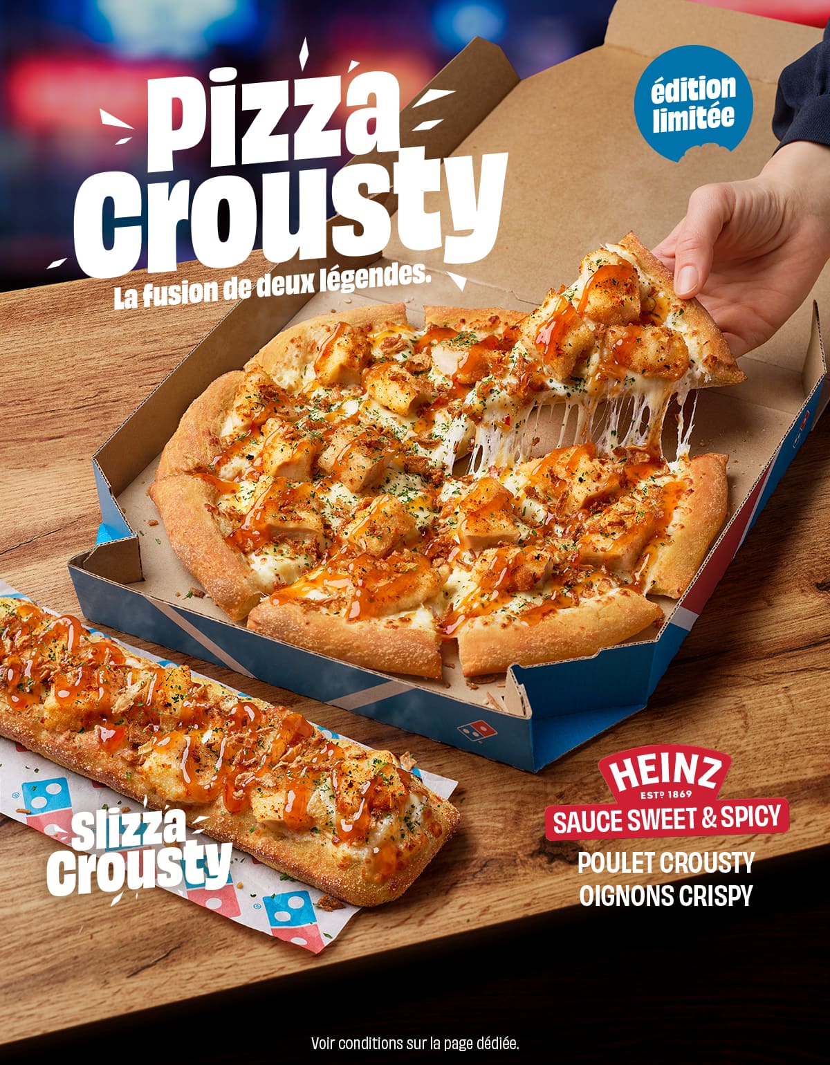 Pizza crousty.
