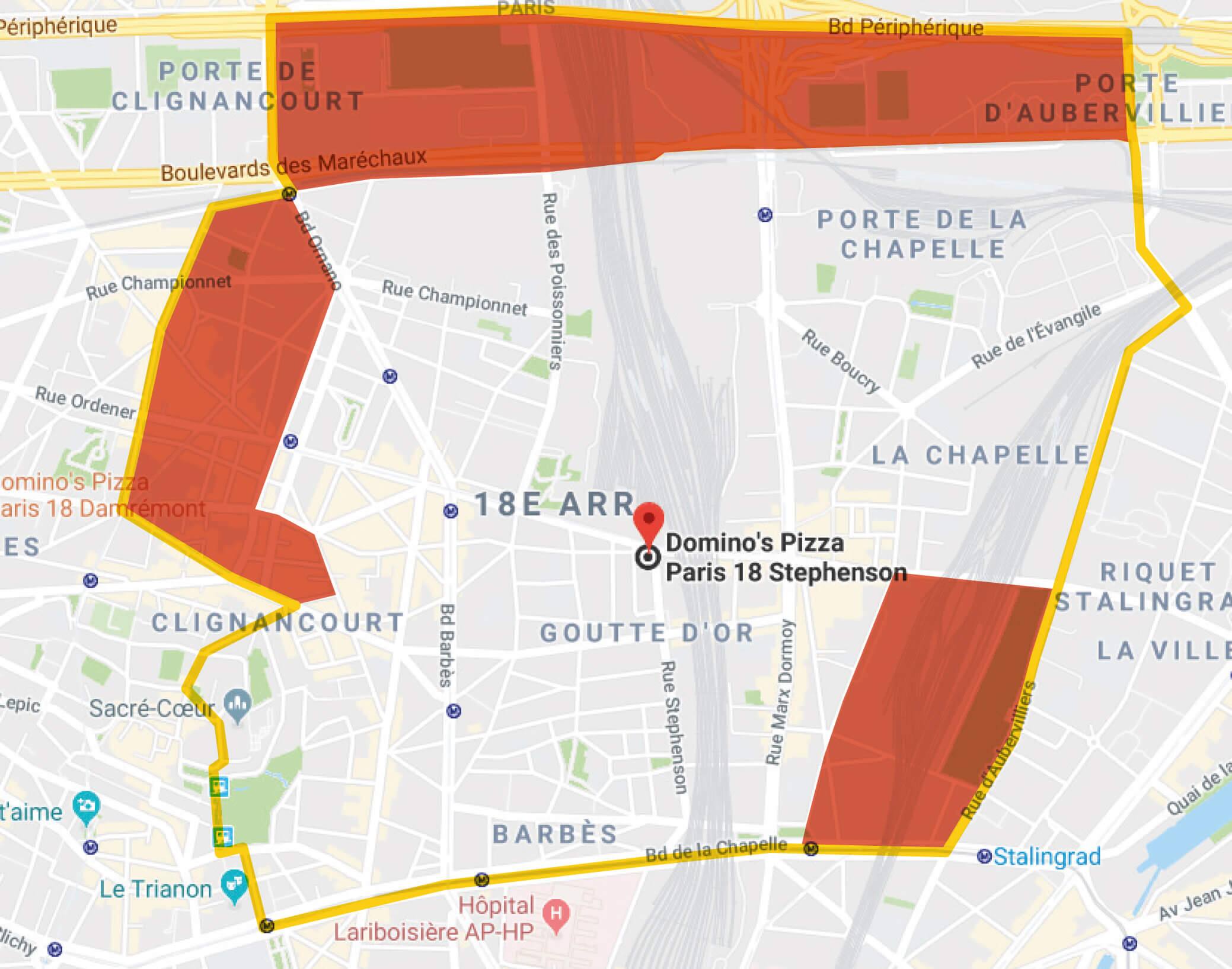 Carte Paris 18