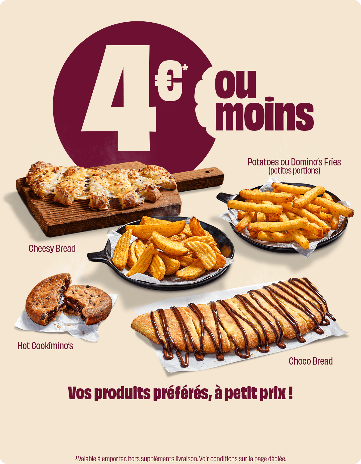 4€ ou moins.